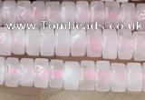 CRB2550 15.5 inches 2*4mm heishi rose quartz beads wholesale