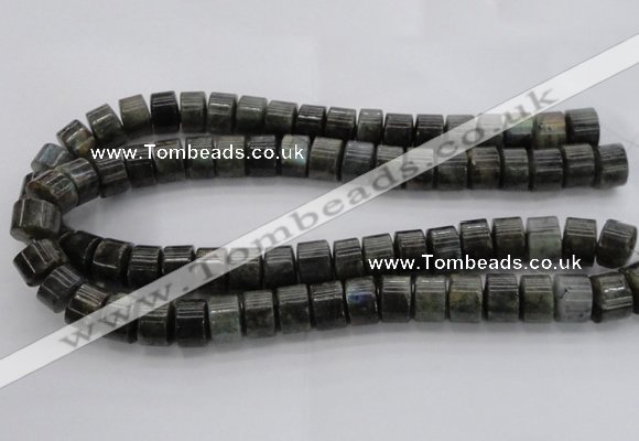 CRB256 15.5 inches 10*14mm rondelle labradorite gemstone beads