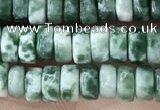 CRB2561 15.5 inches 2*4mm heishi moss agate beads wholesale