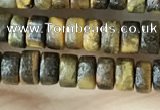 CRB2573 15.5 inches 2*4mm heishi yellow tiger eye beads wholesale