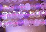 CRB2606 15.5 inches 2*3mm faceted rondelle mixed quartz beads