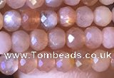 CRB2625 15.5 inches 2*3mm faceted rondelle moonstone beads