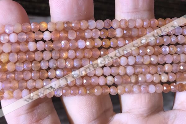 CRB2625 15.5 inches 2*3mm faceted rondelle moonstone beads