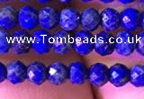 CRB2646 15.5 inches 2*3mm faceted rondelle lapis lazuli beads