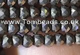 CRB2649 15.5 inches 2*3mm faceted rondelle pyrite beads wholesale