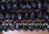 CRB2650 15.5 inches 2*3mm faceted rondelle black spinel beads