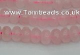 CRB2800 15.5 inches 4*6mm rondelle rose quartz beads wholesale