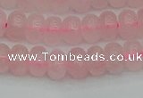 CRB2801 15.5 inches 5*8mm rondelle rose quartz beads wholesale