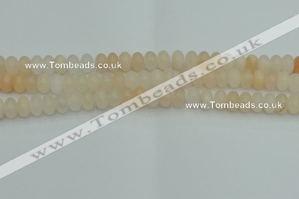 CRB2817 15.5 inches 6*10mm rondelle pink aventurine beads