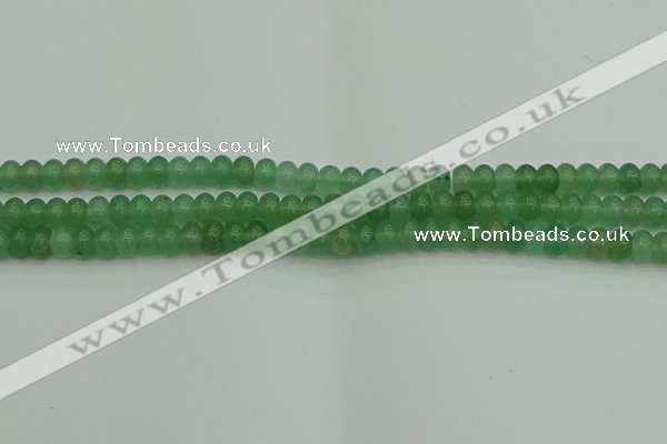 CRB2820 15.5 inches 4*6mm rondelle green aventurine beads