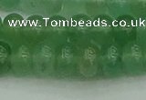 CRB2822 15.5 inches 6*10mm rondelle green aventurine beads