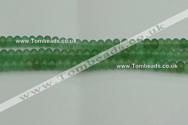 CRB2822 15.5 inches 6*10mm rondelle green aventurine beads