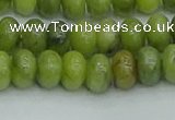 CRB2837 15.5 inches 6*10mm rondelle Chinese chrysoprase beads