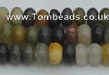 CRB2845 15.5 inches 4*6mm rondelle fancy jasper beads wholesale