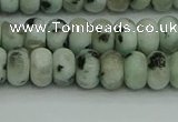 CRB2850 15.5 inches 4*6mm rondelle sesame jasper beads