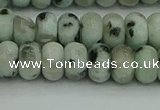 CRB2851 15.5 inches 5*8mm rondelle sesame jasper beads