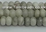 CRB2860 15.5 inches 4*6mm rondelle grey agate beads