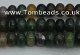 CRB2865 15.5 inches 4*6mm rondelle Indian agate beads