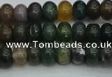 CRB2866 15.5 inches 5*8mm rondelle Indian agate beads