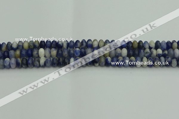 CRB2880 15.5 inches 4*6mm rondelle sodalite beads wholesale