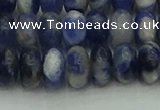 CRB2882 15.5 inches 6*10mm rondelle sodalite beads wholesale