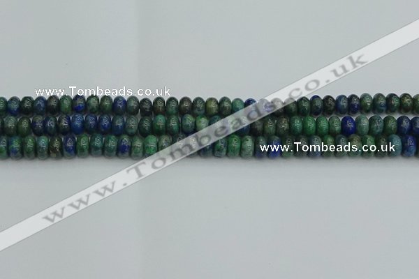 CRB2890 15.5 inches 4*6mm rondelle chrysocolla beads wholesale