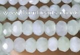 CRB3123 15.5 inches 2*3mm faceted rondelle tiny jade beads