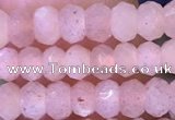 CRB3142 15.5 inches 2.5*4mm faceted rondelle tiny moonstone beads