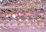 CRB3147 15.5 inches 2.5*4mm faceted rondelle tiny citrine beads