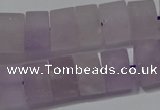 CRB315 15.5 inches 8*12mm tyre matte amethyst gemstone beads