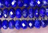 CRB3177 15.5 inches 2.5*4mm faceted rondelle tiny lapis lazuli beads