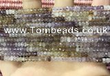 CRB3200 15.5 inches 2*3.5mm faceted rondelle mixed quartz beads