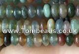 CRB4009 15.5 inches 2.5*4.5mm rondelle Indian agate beads wholesale