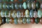 CRB4009 15.5 inches 2.5*4.5mm rondelle Indian agate beads wholesale