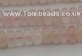 CRB401 15.5 inches 5*8mm rondelle rose quartz beads wholesale