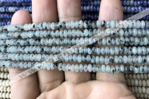 CRB4012 15.5 inches 2.5*4.5mm rondelle sesame jasper beads wholesale