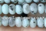 CRB4048 15.5 inches 4*6mm rondelle sesame jasper beads wholesale