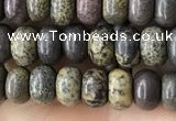 CRB4054 15.5 inches 4*6mm rondelle artistic jasper beads wholesale