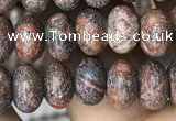 CRB4074 15.5 inches 5*8mm rondelle leopard skin jasper beads wholesale