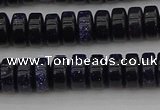 CRB420 15.5 inches 5*8mm rondelle blue goldstone beads wholesale