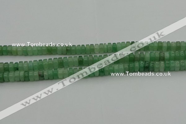 CRB426 15.5 inches 5*8mm rondelle green aventurine beads