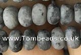 CRB5026 15.5 inches 4*6mm rondelle matte labradorite beads wholesale