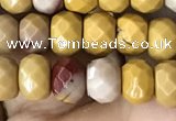 CRB5120 15.5 inches 4*6mm faceted rondelle mookaite beads wholesale