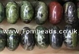 CRB5309 15.5 inches 4*6mm rondelle dragon blood jasper beads