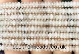 CRB5400 15 inches 2.5*4mm rondelle white crystal beads wholesale