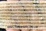CRB5412 15 inches 2.5*4mm rondelle yellow watermelon beads