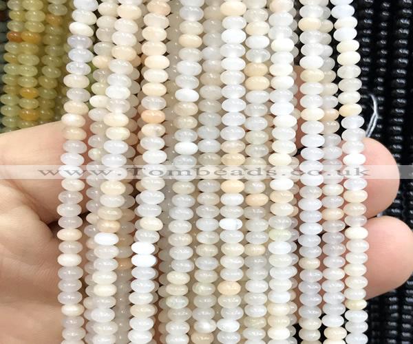 CRB5422 15 inches 2.5*4mm rondelle pink aventurine jade beads