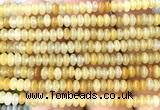 CRB5423 15 inches 2.5*4mm rondelle yellow aventurine jade beads