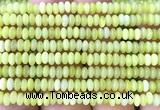 CRB5430 15 inches 2.5*4mm rondelle lemon jade beads wholesale