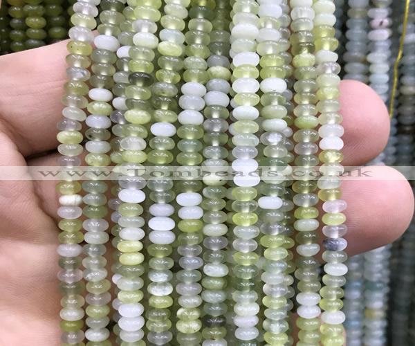 CRB5432 15 inches 2.5*4mm rondelle New jade beads wholesale